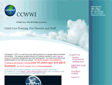 Tablet Screenshot of ccwwinstitute.com